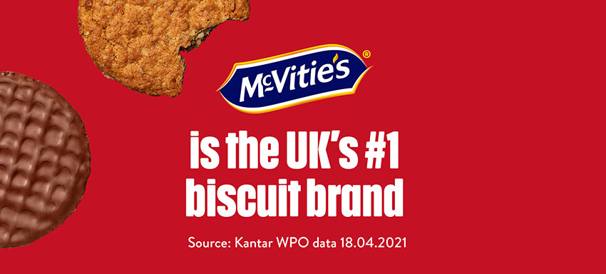 McVitie's is the UK's #1 biscuit brand