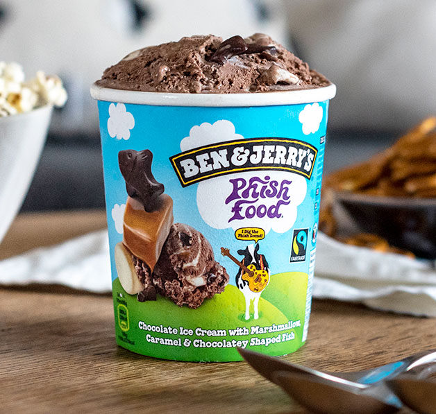 Ben & Jerry's Phish Food ice cream