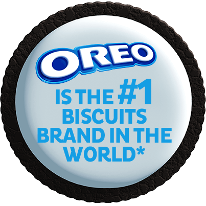 Oreo is the #1 biscuits brand in the world