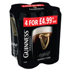 Guinness Draught PM 4 for £4.99