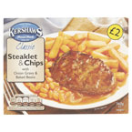 Kershaws Steaklet & Chips PM £2