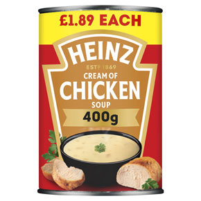 Heinz Chicken Soup PM £1.89