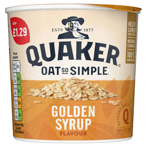 Quaker Oat So Simple Golden Syrup Porridge Pot