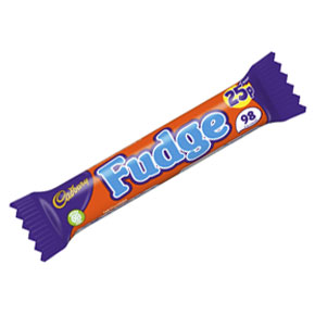 Cadbury Fudge PM 25p