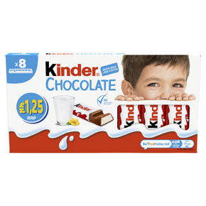 Kinder Chocolate PM £1.25
