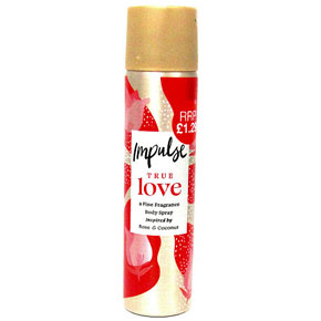 Impulse Body Spray True Love