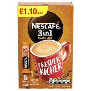 Nescafé 3 in 1 Caramel PM £1.10