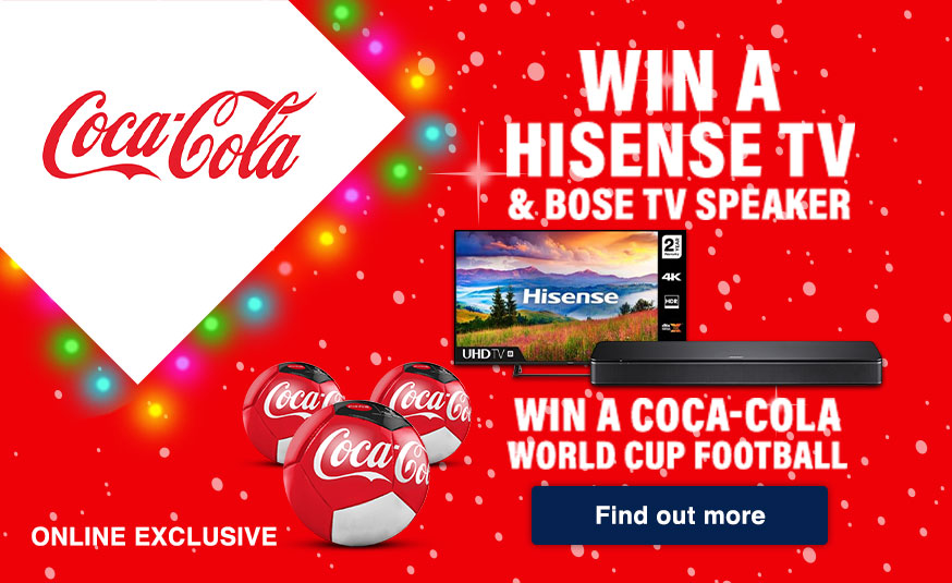 Coca-cola - Win a Hisense TV