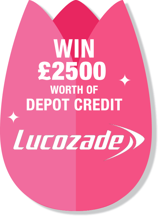 Lucozade: Win £2500 worth of depot credit