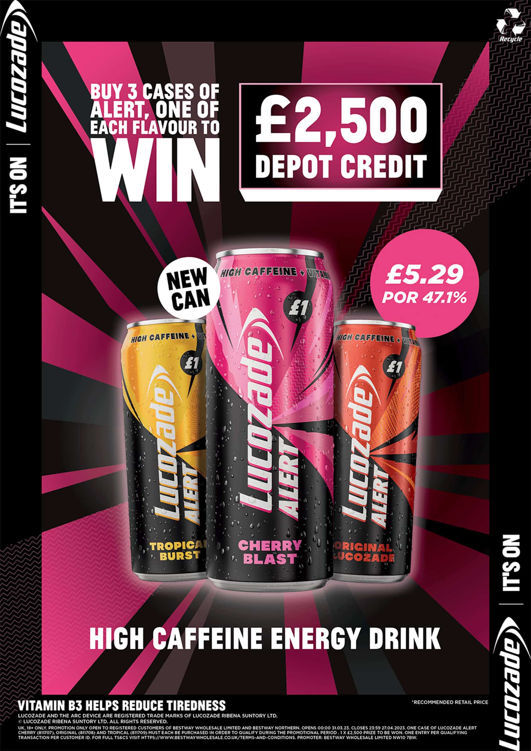 Lucozade Prize Draw