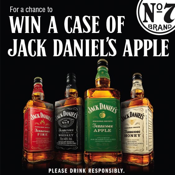 Win a case of Jack Daniels Apple
