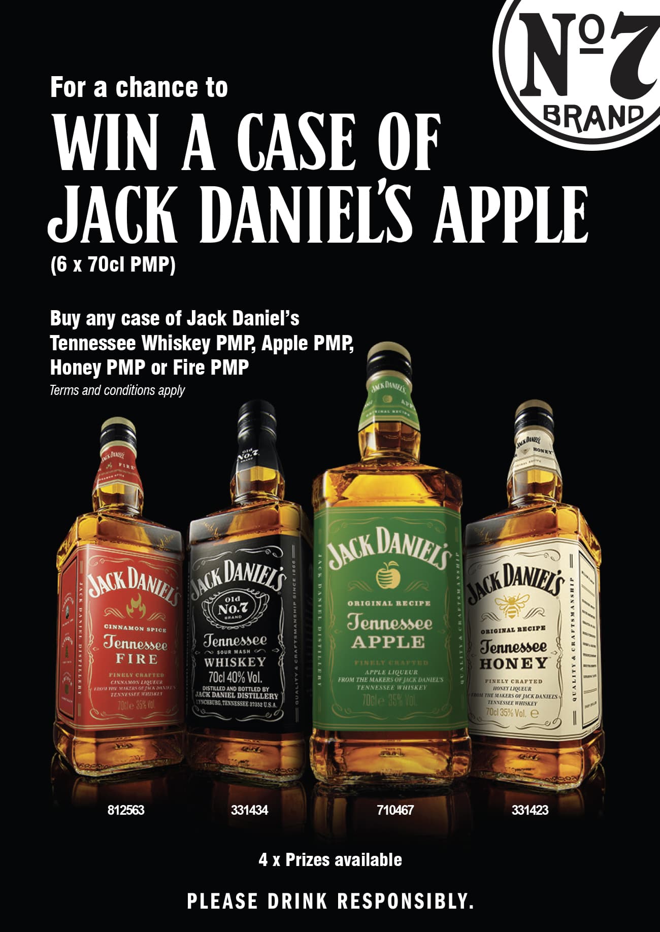 Win a case of Jack Daniels Apple