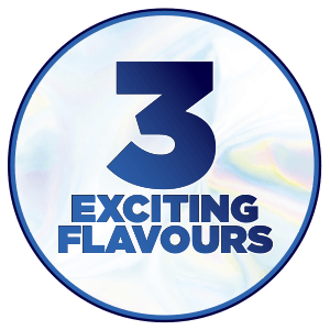 3 exciting flavours