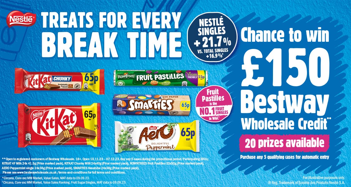 A chance to win £150 Depot credit with Nestle