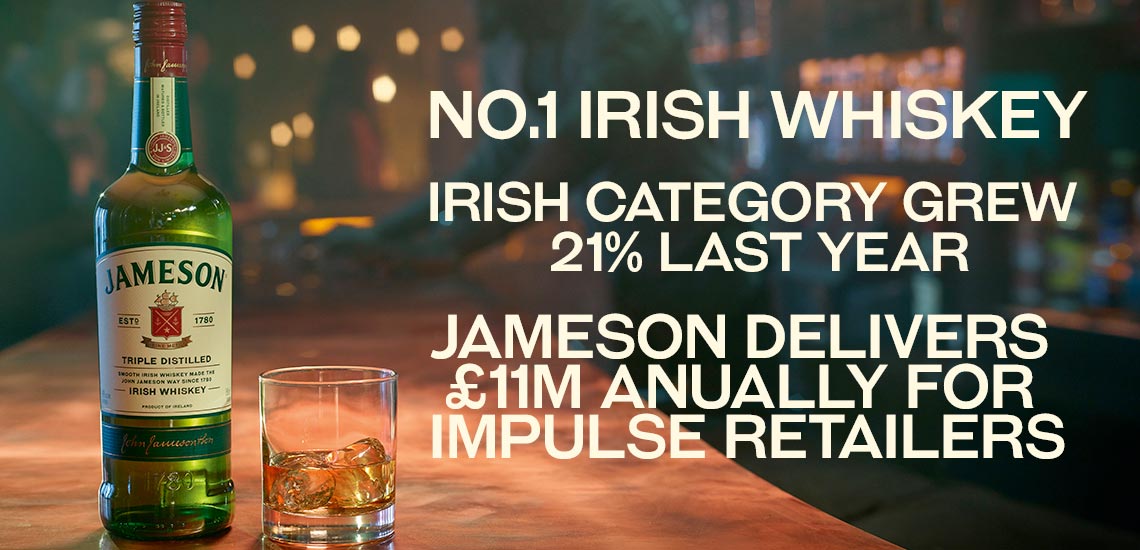 Statistics on Jameson Whiskey
