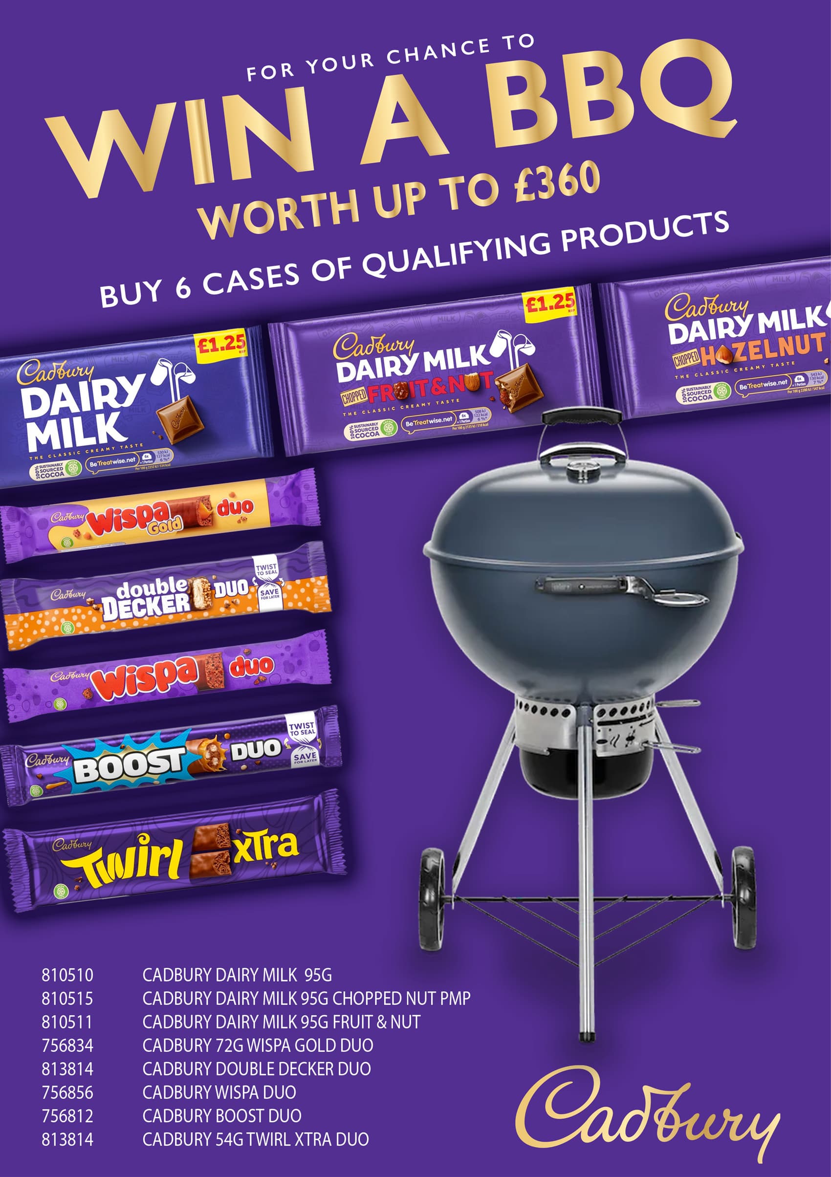 Cadbury competition - win a BBQ