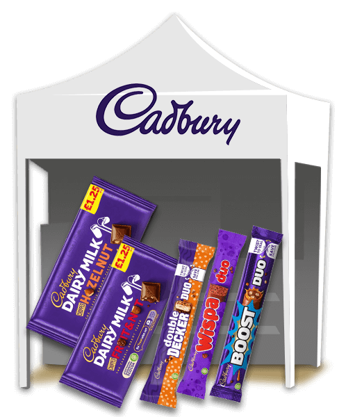 Cadbury Deals tent