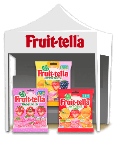 Fruit-tella Deals tent