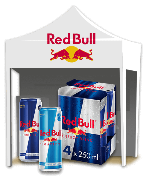 Red Bull Deals tent