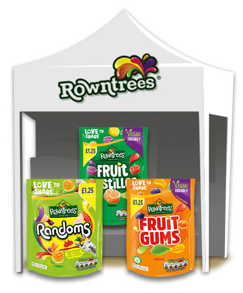 Rowntrees Deals tent
