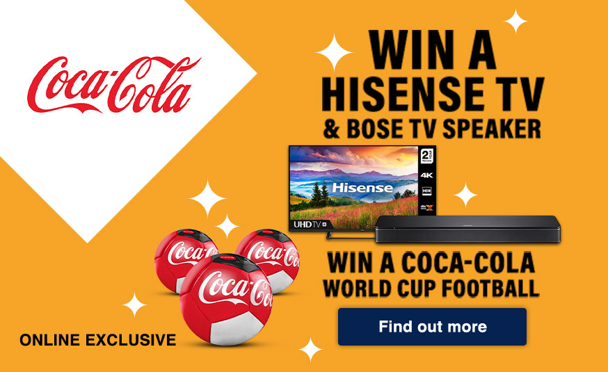 Coca-cola - Win a Hisense TV