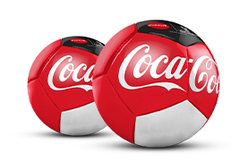 Coca-cola footballs