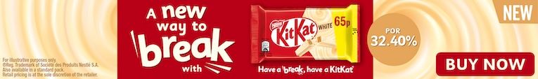 KitKat 4 Finger White - Confec
