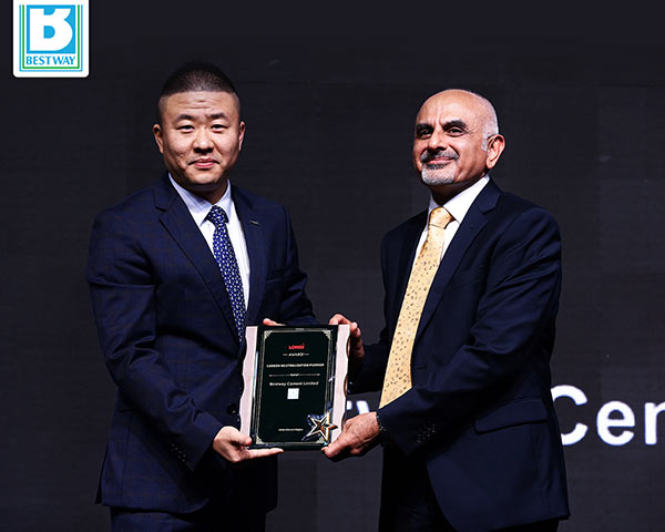 Bestway Cement Limited receives Carbon Neutralization Pioneer Award from LONGi Green Energy Technology Co. Ltd.