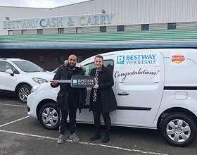 Retailer wins Renault Kangoo van and Walkers stock  in a prize worth £20,000 in exclusive competition
