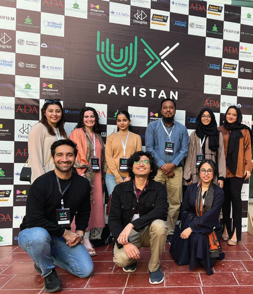 UBL Digital members at the UX Pakistan 2024 Conference hosted at Habib University on Saturday, January 13, 2024.