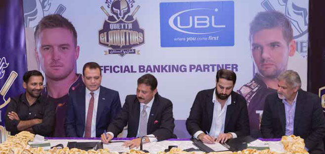 UBL partners with Quetta Gladiators for Pakistan Super League 2024