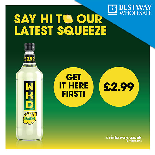 ‘Partner-working’ as Bestway teams up with SHS Drinks for new lemon flavour WKD launch
