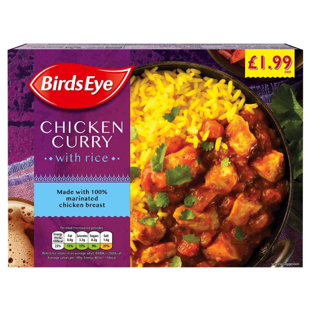Birds Eye Chicken Curry with Rice 400g