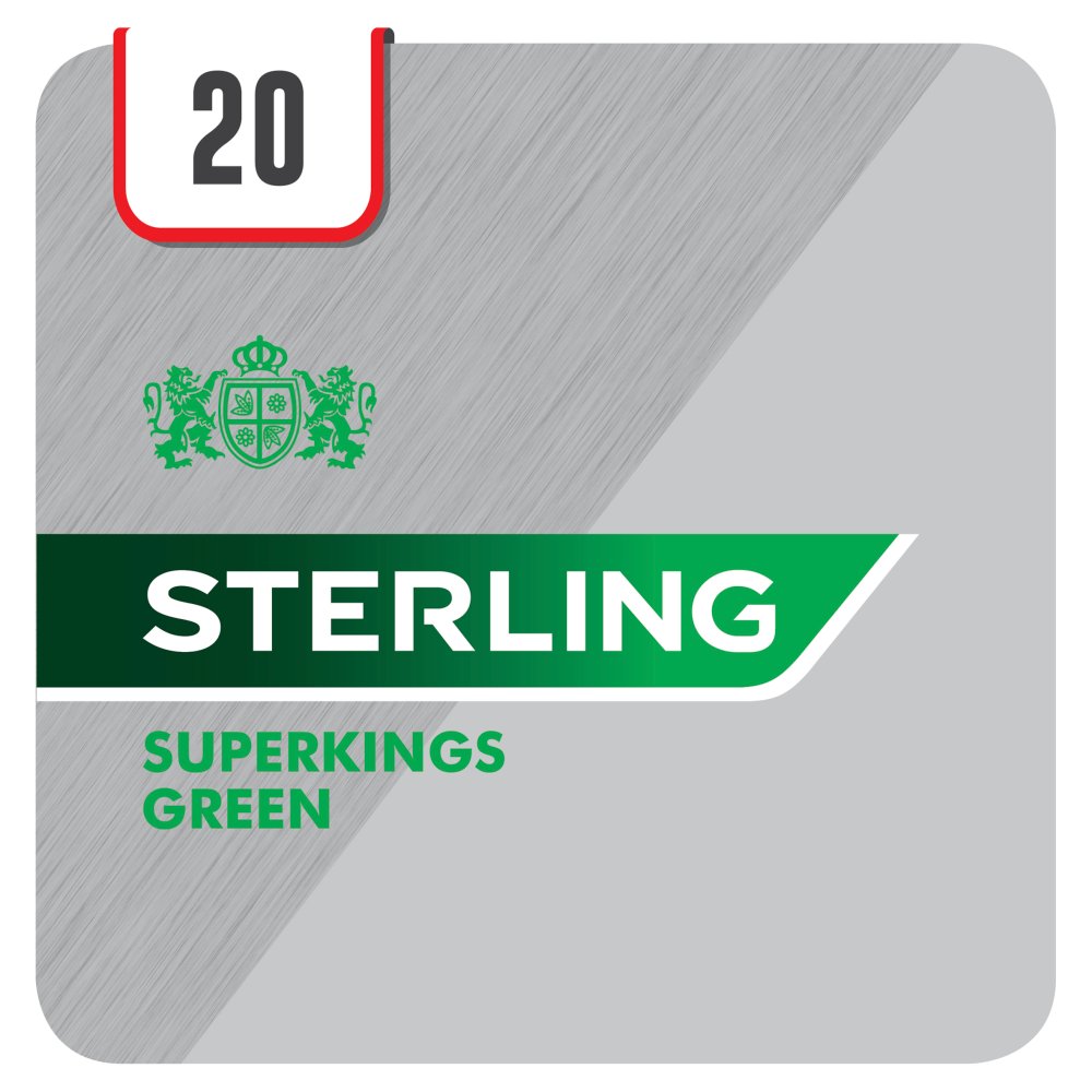 Sterling Superkings Green 20 Cigarettes