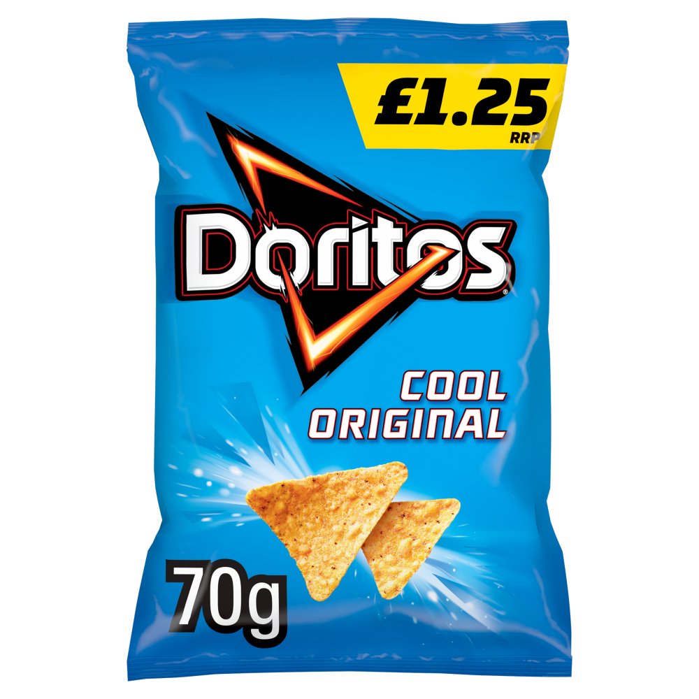 Doritos Cool Original Tortilla Chips Crisps £1.25 RRP PMP 70g