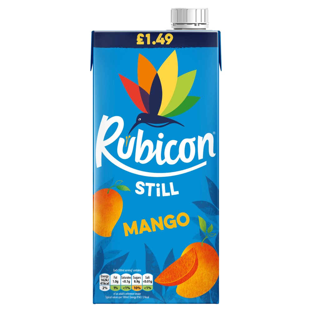 Rubicon Still Mango Juice Drink 1 Litre