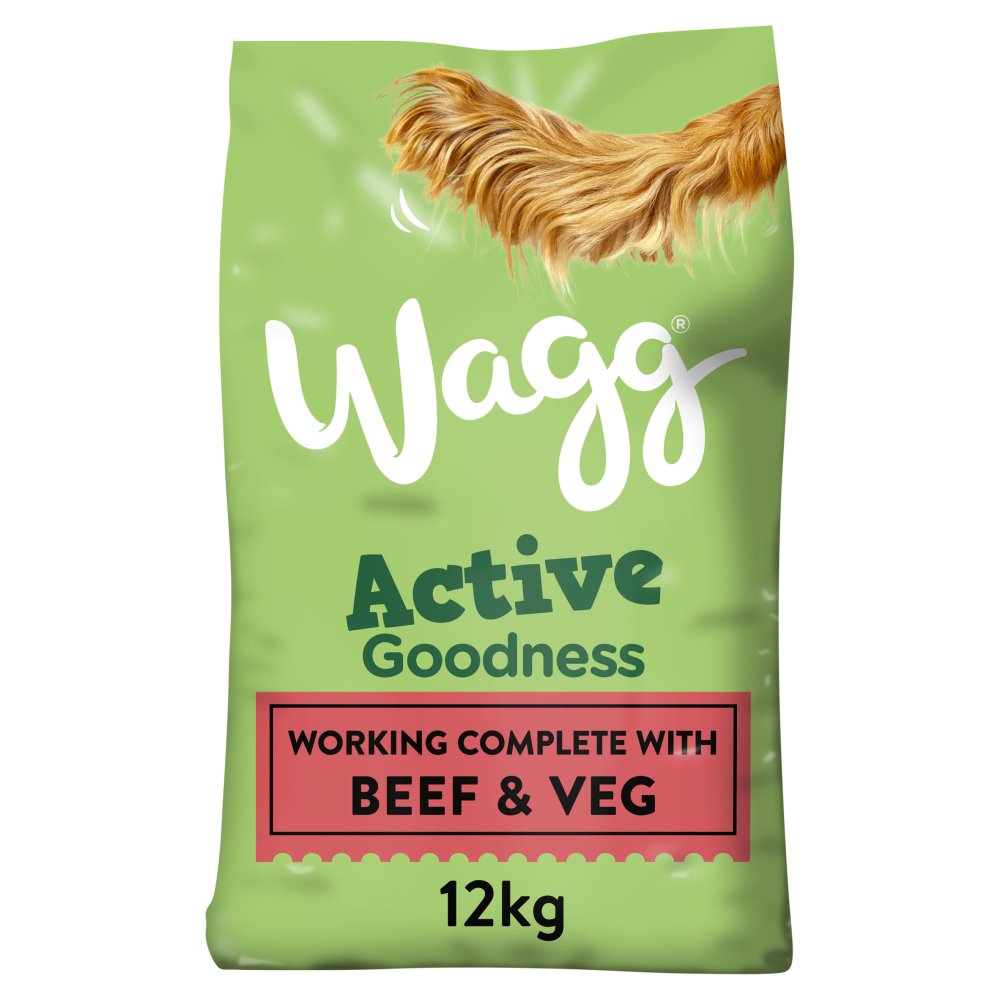 Wagg Active Goodness Complete Rich in Beef & Veg 12kg