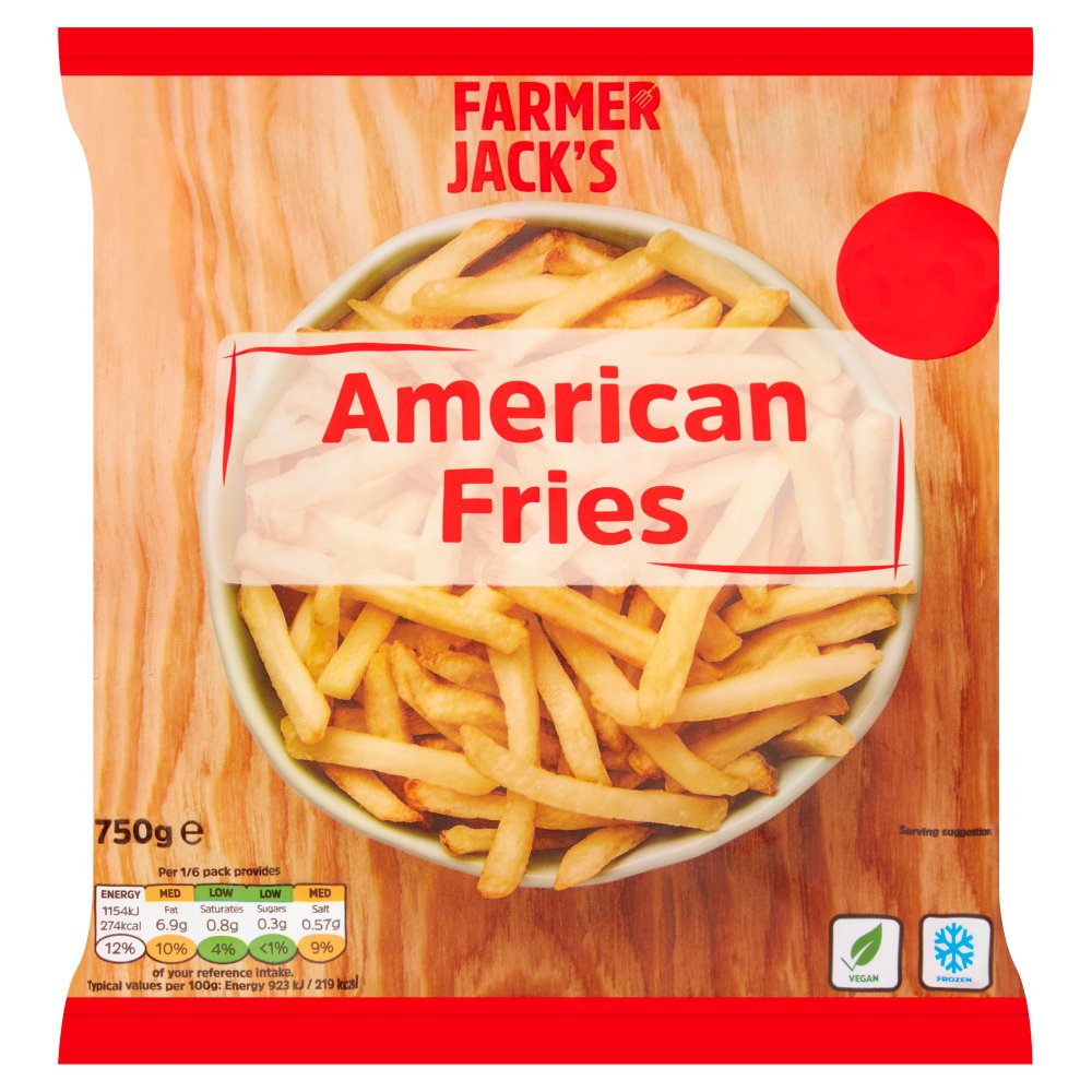 Farmer Jack's American Fries 750g