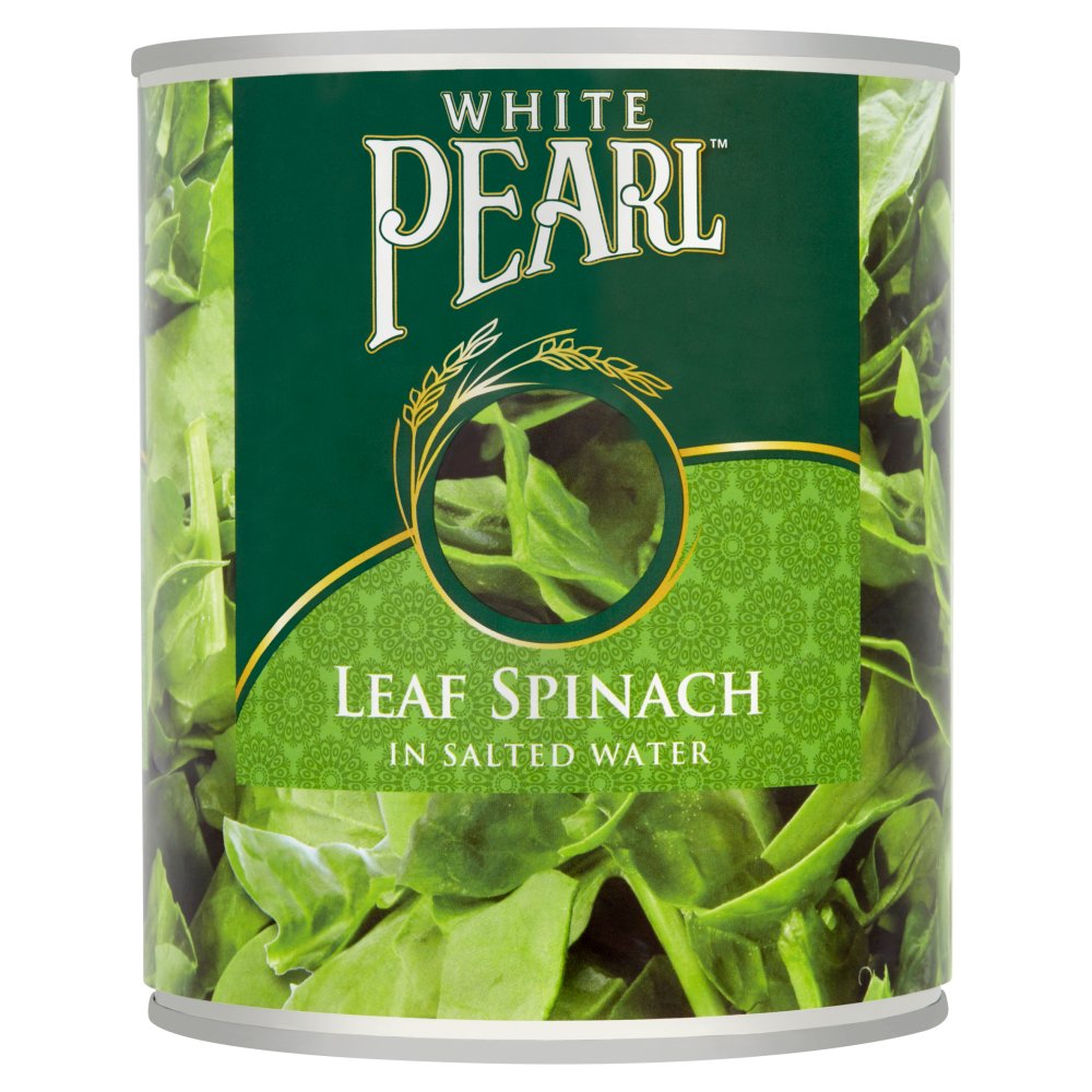 White Pearl Leaf Spinach in Salted Water 765g