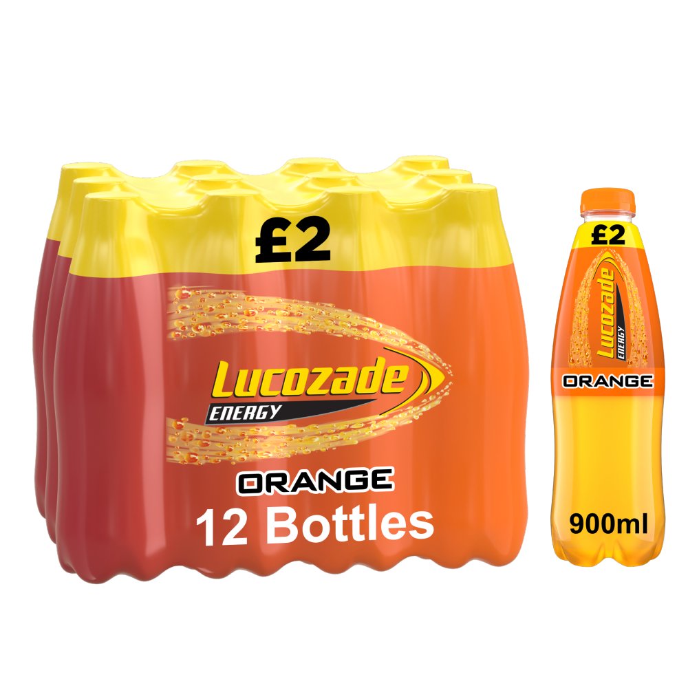 Lucozade Energy Drink Orange 900ml PMP £2