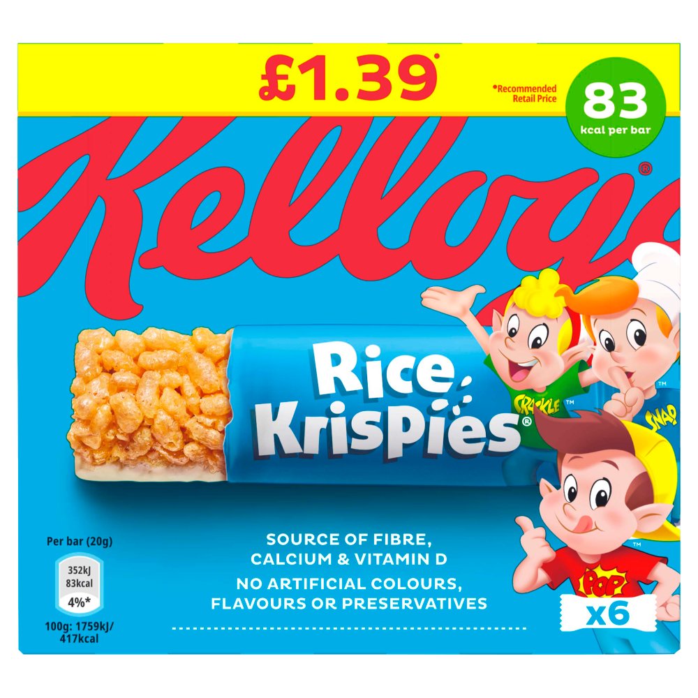 Kellogg's Rice Krispies Cereal Bar 20g