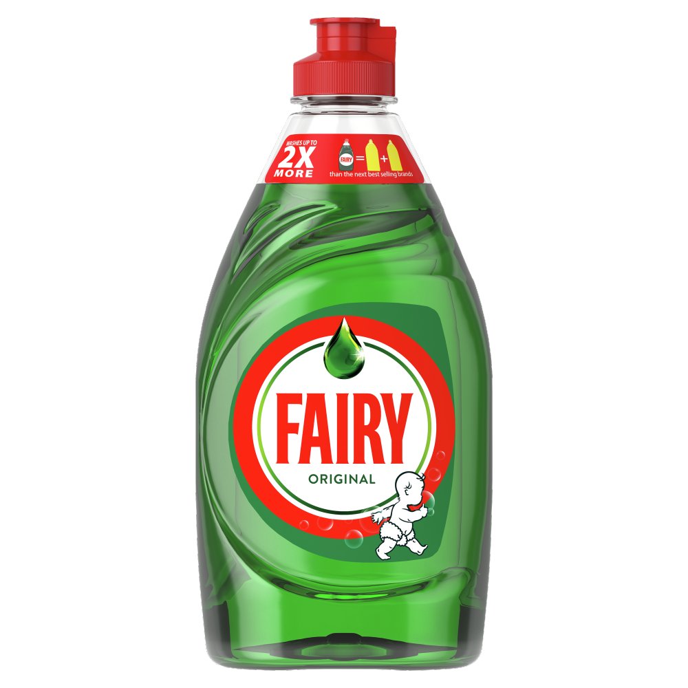 Fairy Original Washing Up Liquid Green with LiftAction 433 ML