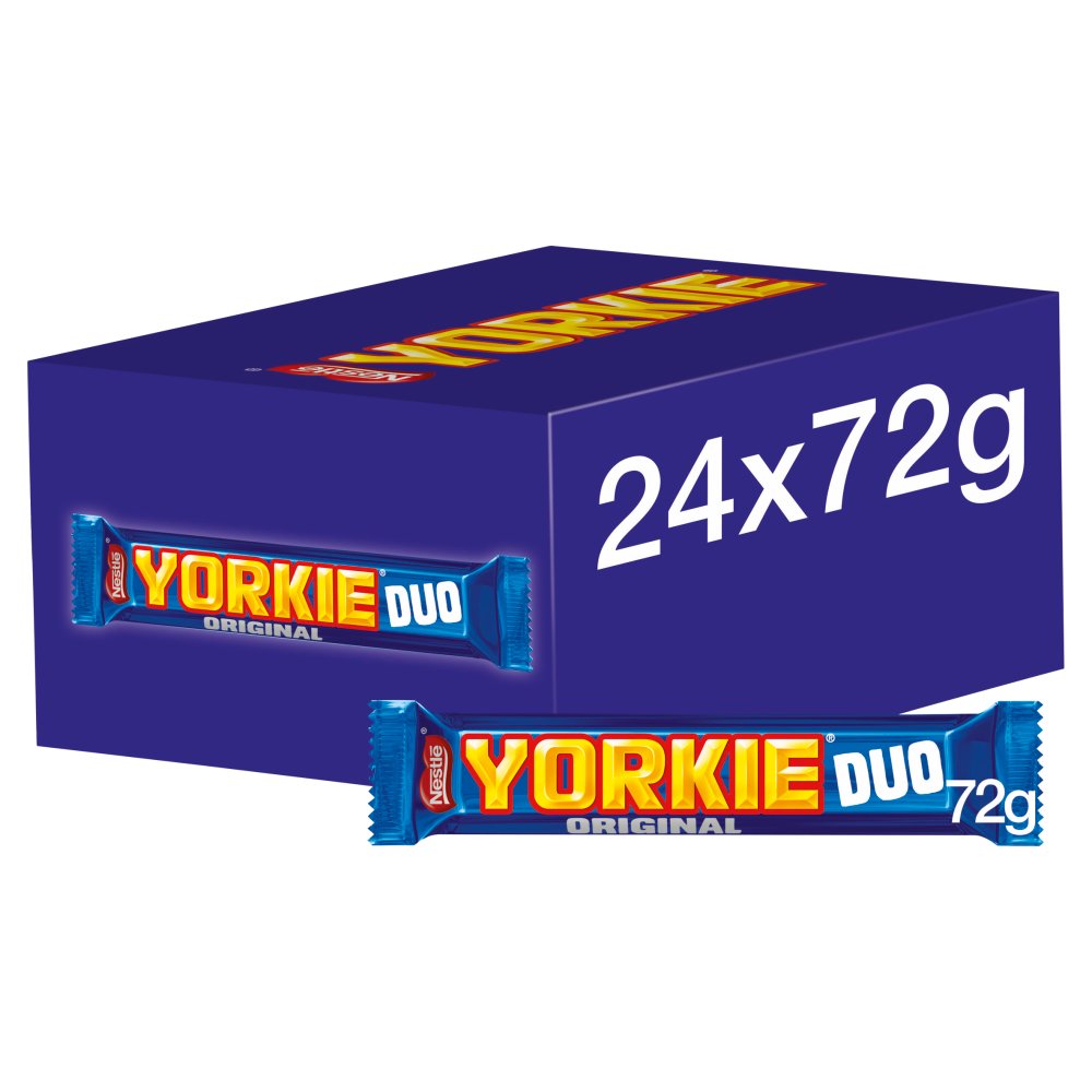 Yorkie Milk Chocolate Duo Bar 72g