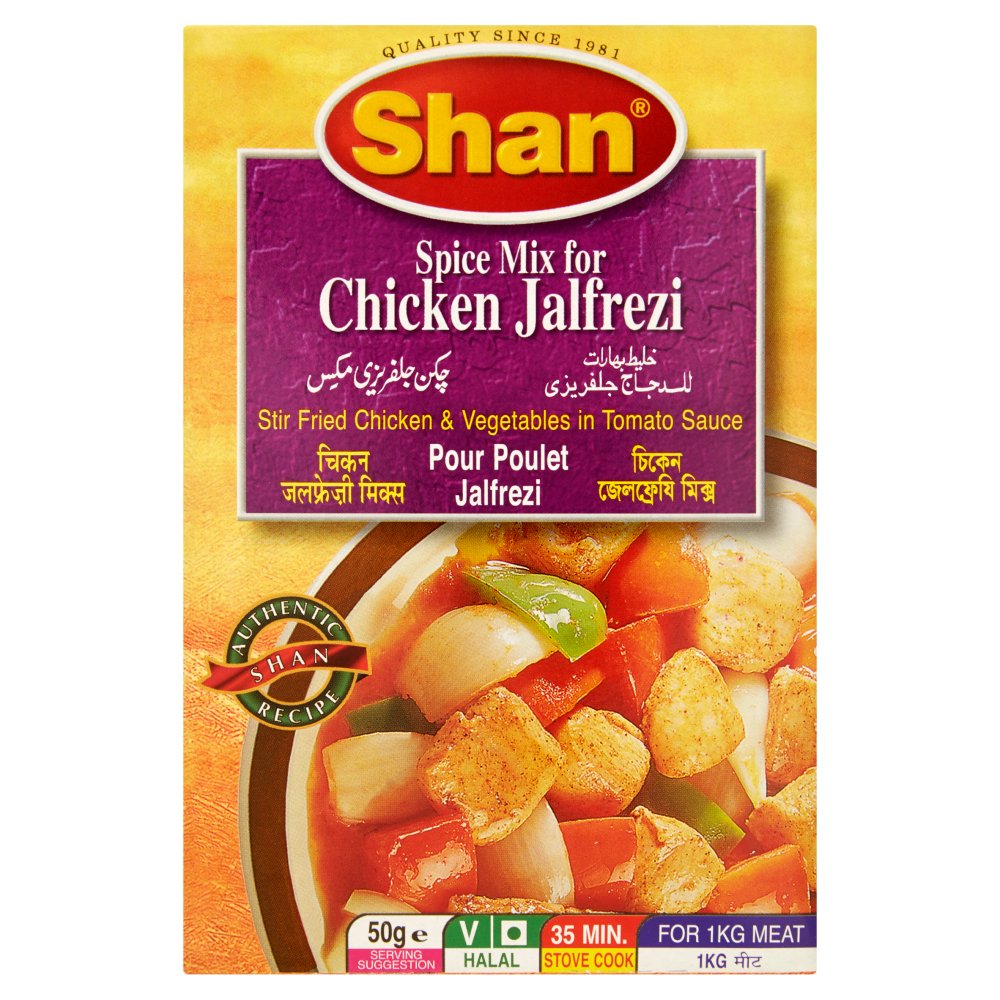 Shan Spice Mix for Chicken Jalfrezi 50g