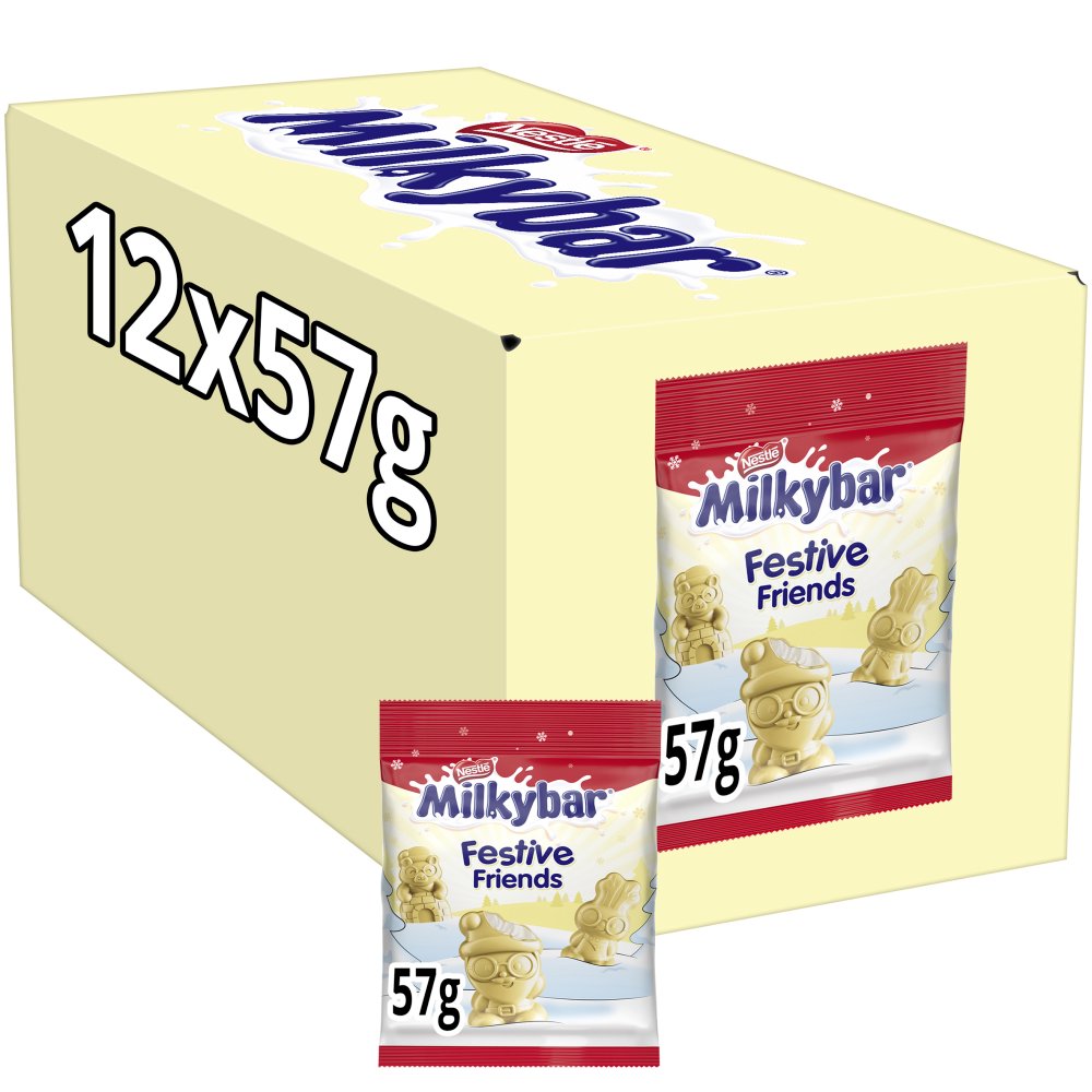 Milkybar Festive Friends White Chocolate Sharing Bag 57g