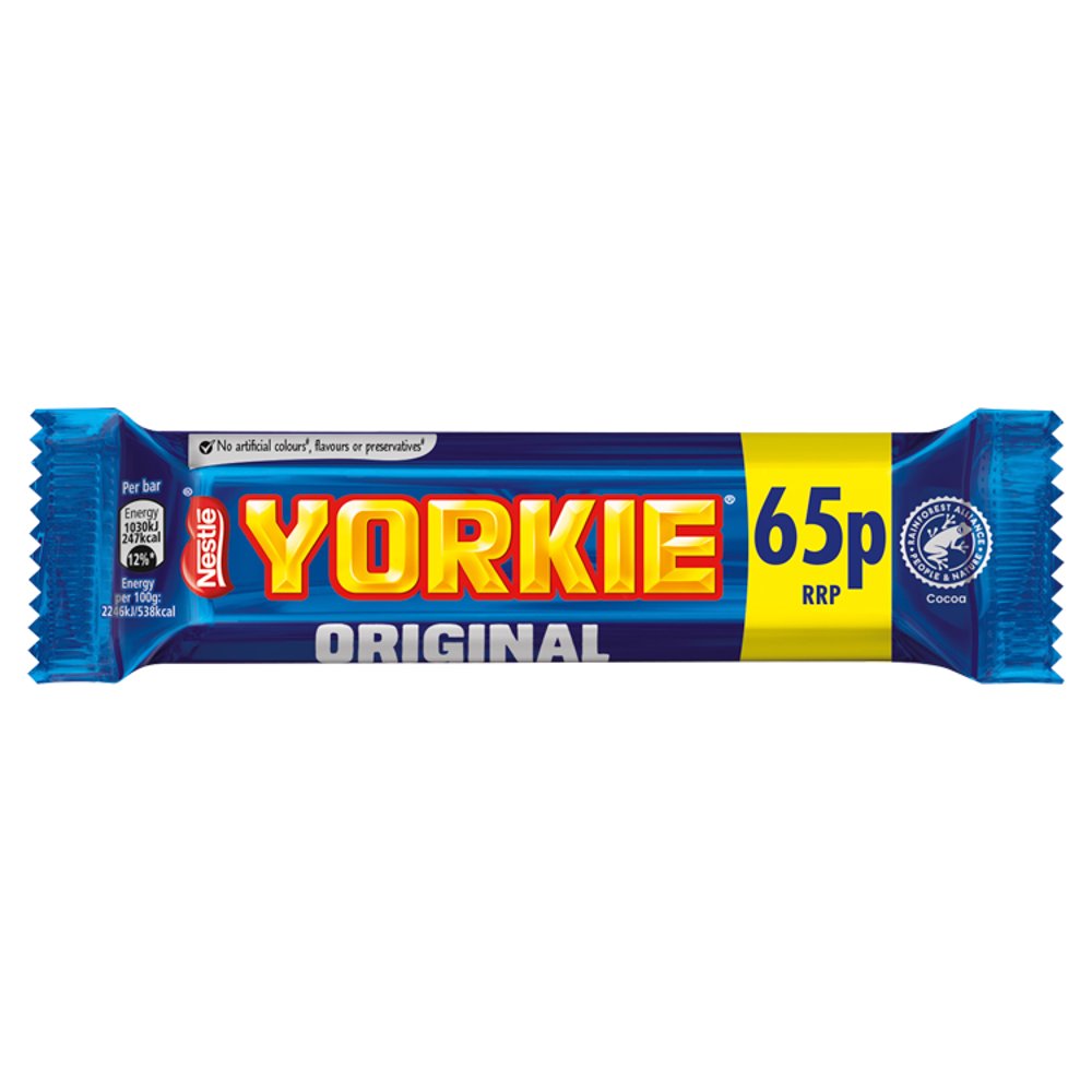 Yorkie Milk Chocolate Bar 46g PMP 65p