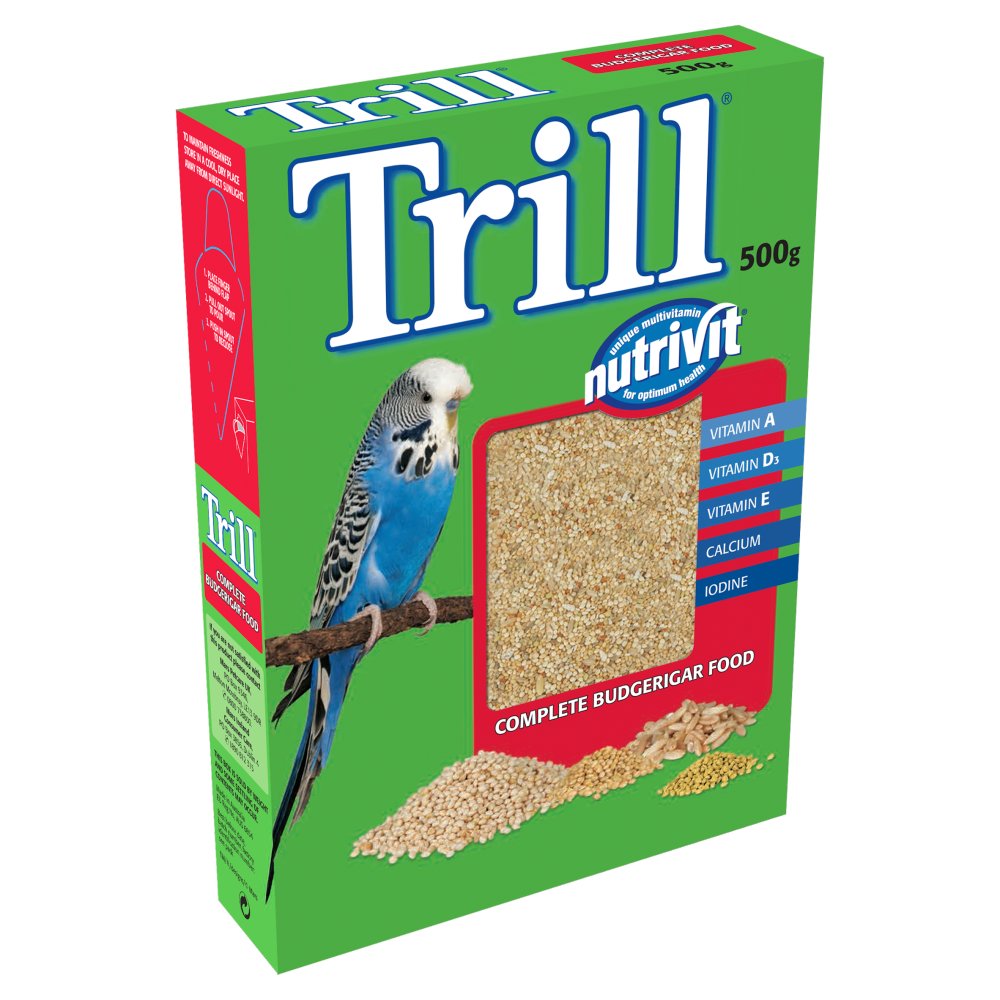 Trill Nutrivit Complete Budgerigar Food 500g