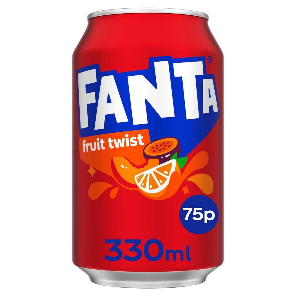 Fanta Fruit Twist 330ml PMP 75p