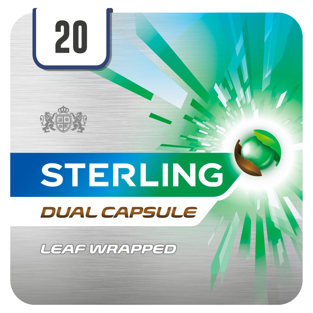 Sterling Dual Capsule Leaf Wrapped 20 Standard