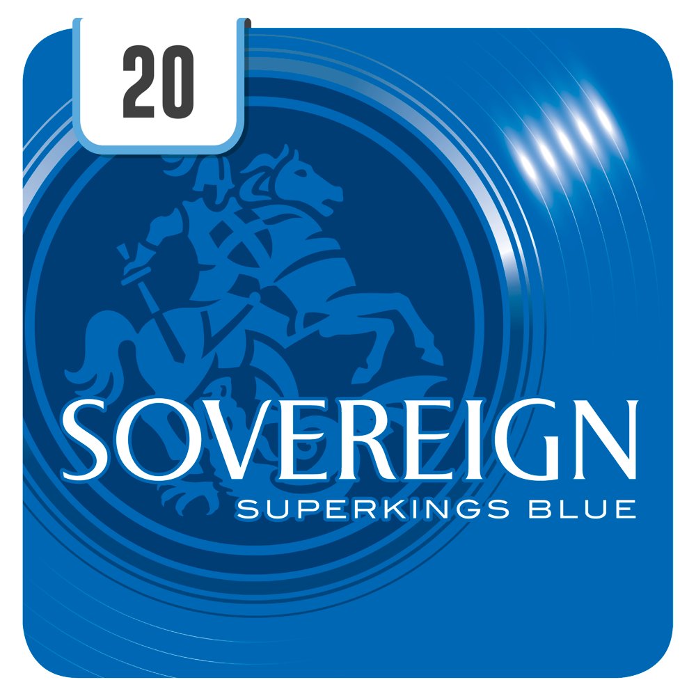 Sovereign Superkings Blue 20 Cigarettes